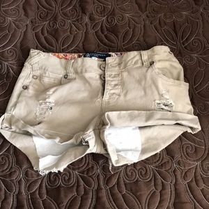 Khakis daisy duke shorts #handmedowns